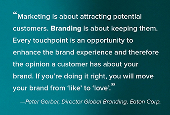 branding quote: brand vs. marketing